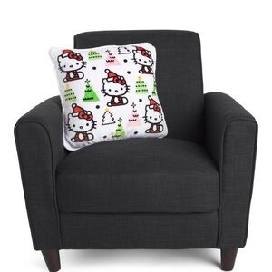 HELLO KITTY 18in 2pk Square Pillow With Shaped Head Pillow Set
